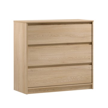 Komoda MIYABI 92x86x40 cm hrast Cremona