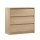 Komoda MIYABI 92x86x40 cm hrast Cremona