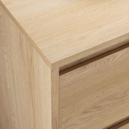 Komoda MIYABI 92x86x40 cm hrast Cremona