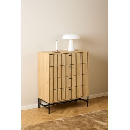Komoda OLIVIA z predali, hrast