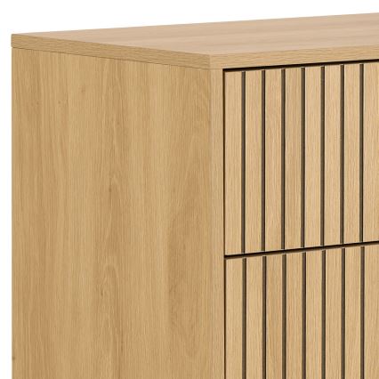 Komoda OLIVIA z predali, hrast