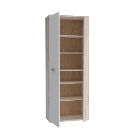Komoda/omara za čevlje SIMO bela/taupe
