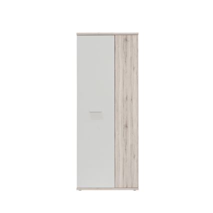 Komoda/omara za čevlje SIMO bela/taupe