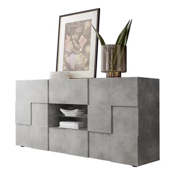 Komoda SERIAN siva beton
