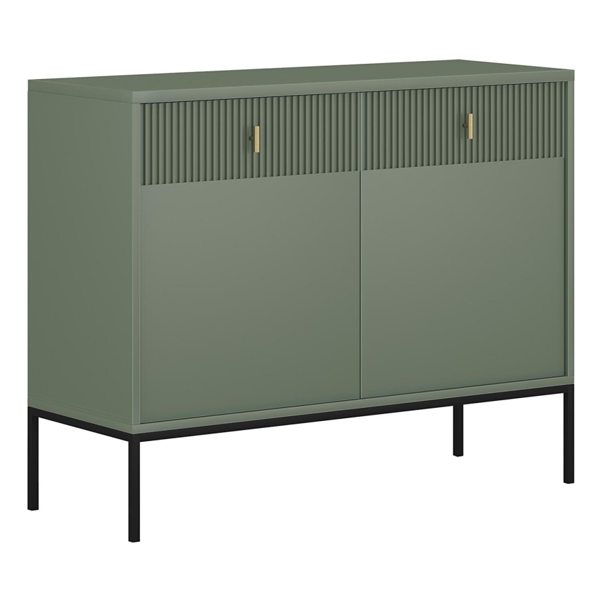 Komoda SUE zelena/črna