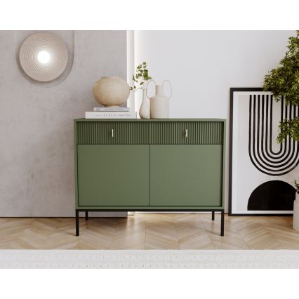 Komoda SUE zelena/črna
