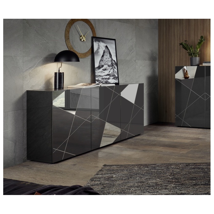 Komoda TAVRI v antracitu