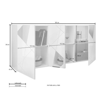 Komoda TAVRI v antracitu
