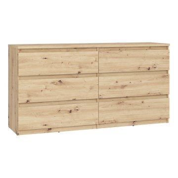 Komoda z predali MAO, artisanski hrast