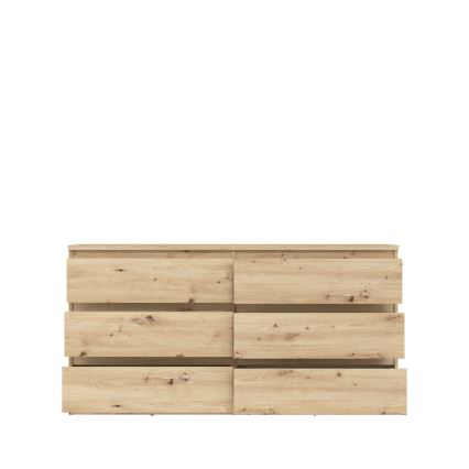 Komoda z predali MAO, artisanski hrast