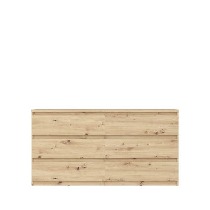 Komoda z predali MAO, artisanski hrast