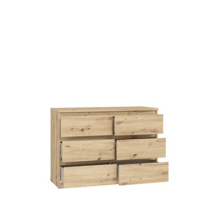 Komoda z predali MAO, hrast Artisan