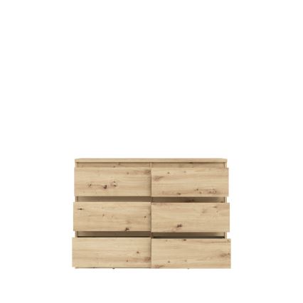 Komoda z predali MAO, hrast Artisan