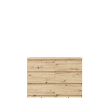Komoda z predali MAO, hrast Artisan