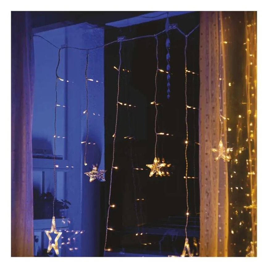 Komplet 10 kosov dvojnih nosilcev za božične lučke