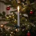 Komplet 10 kosov zatemnjivih LED božičnih sveč, 15 cm, topla bela, LED/1xAAA + daljinski upravljalnik