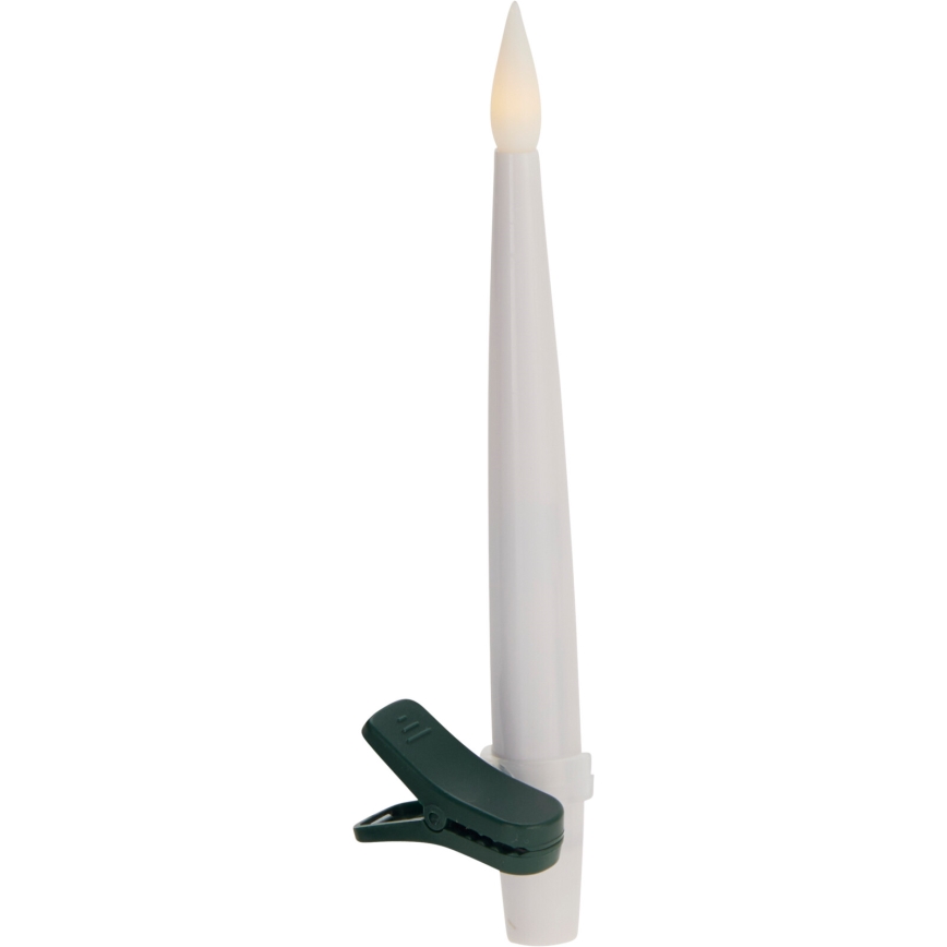 Komplet 10 kosov zatemnjivih LED božičnih sveč, 15 cm, topla bela, LED/1xAAA + daljinski upravljalnik