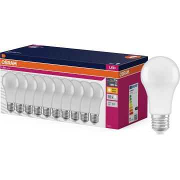 Komplet 10x LED žarnica CLASSIC A75 E27/10W/230V 2700K - Osram