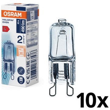 Komplet 10x žarnic za pečico HALOPIN G9/40W/230V 2700K - Osram