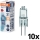 Komplet 10x žarnic za pečico HALOSTAR G4/20W/12V 2700K - Osram
