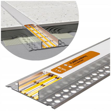 Komplet 1x LED RGBW trak z možnostjo zatemnitve DIGITAL LED/9,6W/230V 3 m + 3x vgradni profil 1 m srebrna/bela + daljinski upravljalnik