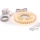 Komplet 1x LED trak MYLIVING LIGHTSTRIP LED/22W/230V 5 m + 5x vgradni profil 1 m srebrna/bela