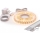 Komplet 1x LED trak MYLIVING LIGHTSTRIP LED/22W/230V 5 m + 5x vgradni profil 1 m srebrna/bela