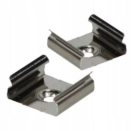 Komplet 1x LED trak MYLIVING LIGHTSTRIP LED/22W/230V 5 m + 5x vgradni profil 1 m srebrna/bela