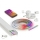 Komplet 1x zatemljiv LED RGBW trak Philips Hue WHITE AND COLOR AMBIANCE LED/20W/230V 2 m + 2x vgradni profil 1 m srebrna/bela