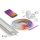 Komplet 1x zatemljiv LED trak RGBW Philips Hue WHITE AND COLOR AMBIANCE LED/20W/230V 2 m + 2x vgradni profil 1 m srebrna/bela