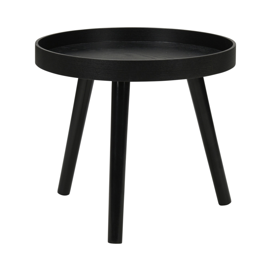 Komplet 2 kosov konferenčnih mizic VERDE, premer 60/38 cm, črne