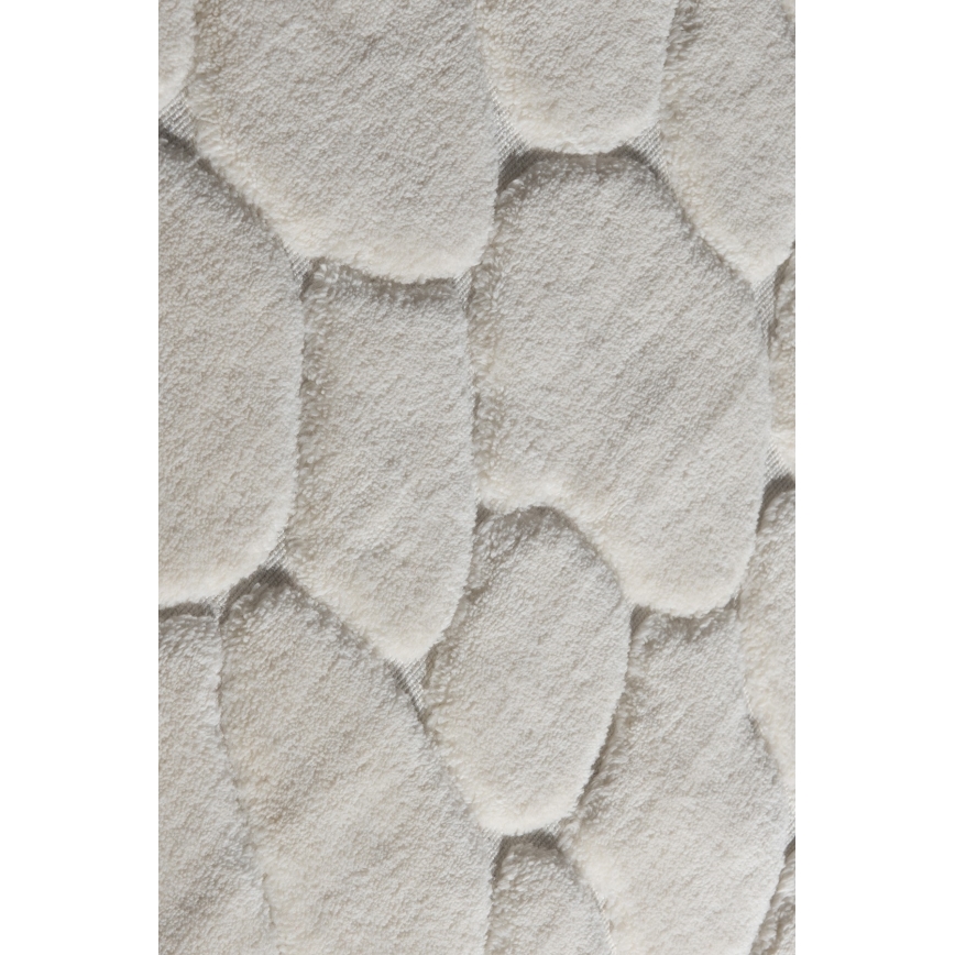 Komplet 2 kosov kopalniških preprog LINO 60/100 cm, kremne