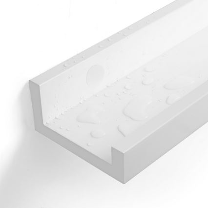 Komplet 2 stenskih polic SHELFY, bele