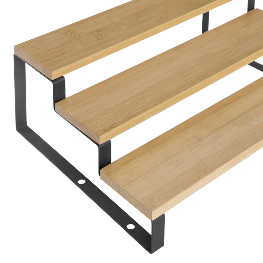 Komplet 2 stojal za začimbe MARGE v črni ali rjavi