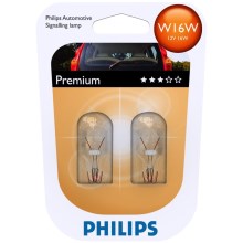 KOMPLET 2x Avto žarnica Philips VISION 12067B2 W16W W2,1x9,5d/16W/12V