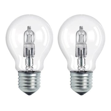 KOMPLET 2x Halogenska žarnica E27/57W/230V 2800K - Osram