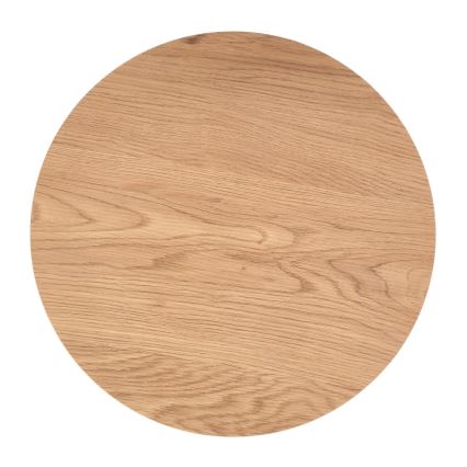 Komplet 2x klubska mizica ZENYA hrast/črna