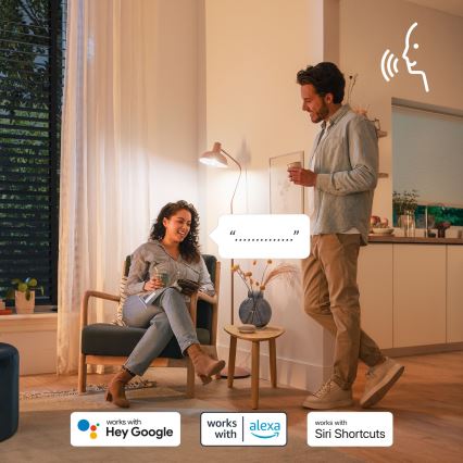 Komplet 2x LED RGB žarnic Philips SMART C37 E14/4,9W/230V 2200-6500K CRI 90 z možnostjo zatemnitve