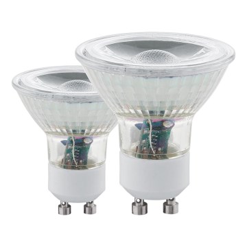 KOMPLET 2x LED Žarnica GU10/3,4W 3000K - Eglo 11475