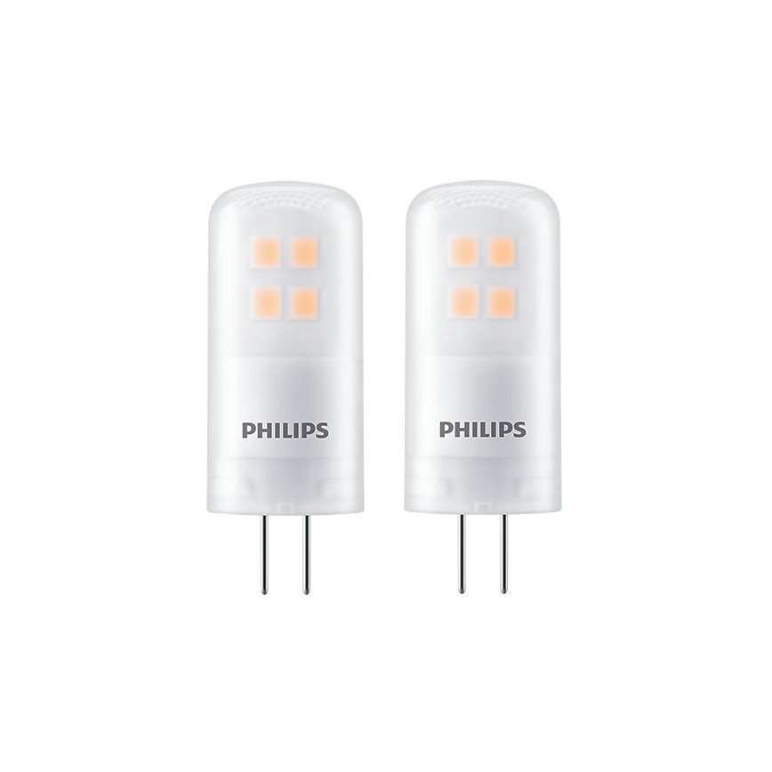 KOMPLET 2x LED žarnica Philips G4/2,7W/12V 2700K