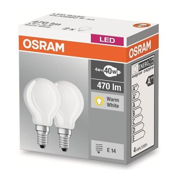 KOMPLET 2x LED Žarnica VINTAGE P40 E14/4W/230V 2700K - Osram