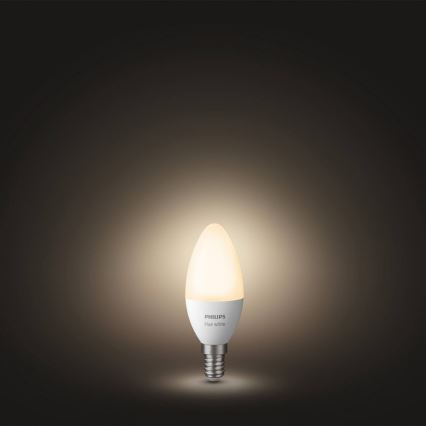 KOMPLET 2x LED Zatemnitvena žarnica Philips HUE WHITE E14/5,5W/230V