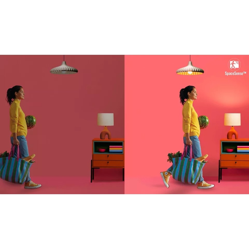 SET 2x zatemnjivih LED žarnic s senzorjem gibanja PAR16 GU10/4,7W/230V 2700-6500K CRI 90 Wi-Fi - WiZ