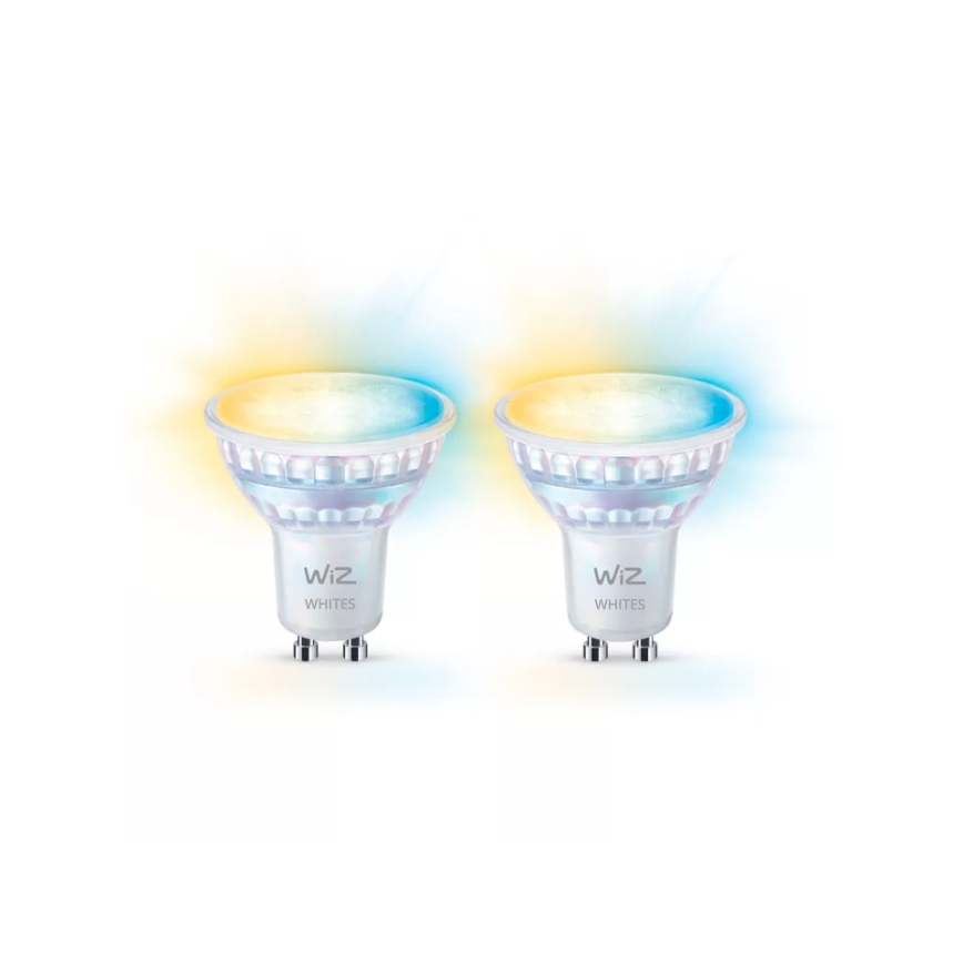SET 2x zatemnjivih LED žarnic s senzorjem gibanja PAR16 GU10/4,7W/230V 2700-6500K CRI 90 Wi-Fi - WiZ