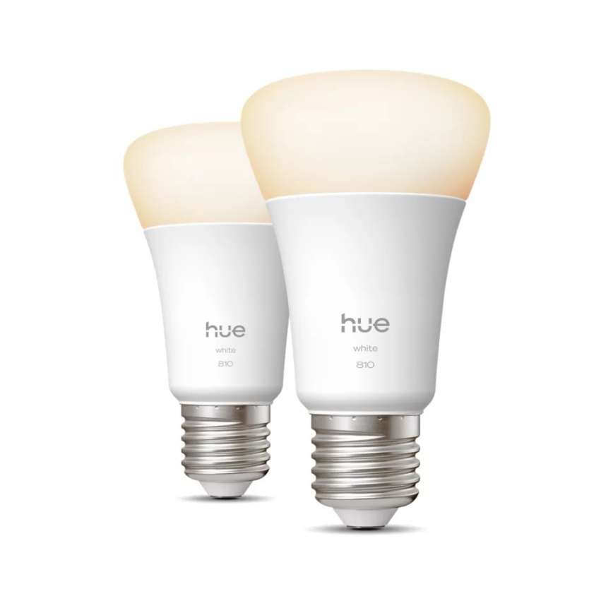 Komplet 2x LED zatemnljiva žarnica Philips Hue WHITE E27/7W/230V 2700K