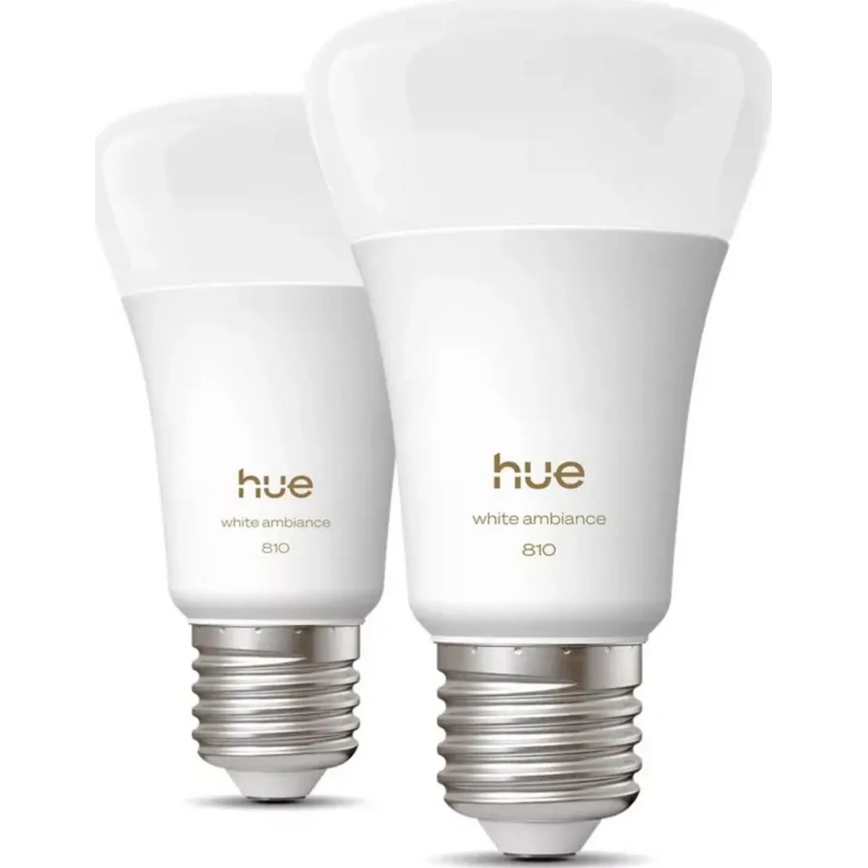 Komplet 2x LED zatemnljiva žarnica Philips Hue WHITE E27/7W/230V 2700K