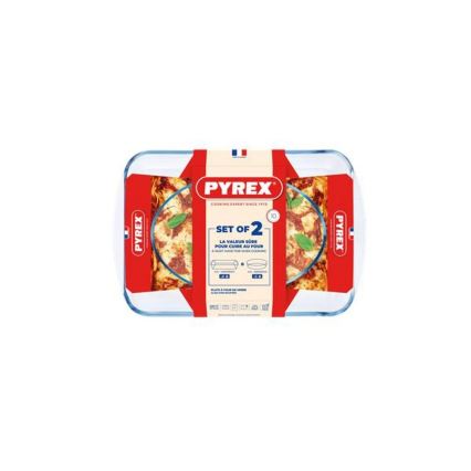 Komplet 2x pekačev PYREX 3,7/2,2 l