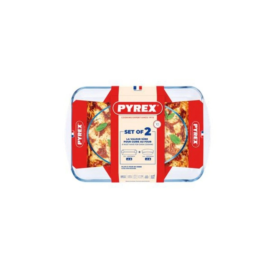 Komplet 2x pekačev PYREX 3,7/2,2 l