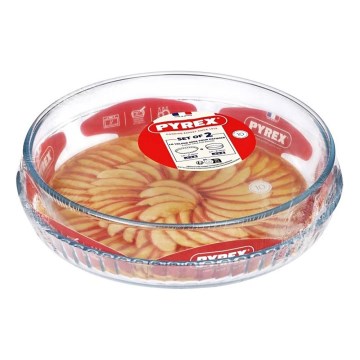 Komplet 2x pekačev PYREX za pite, premer 26/28 cm