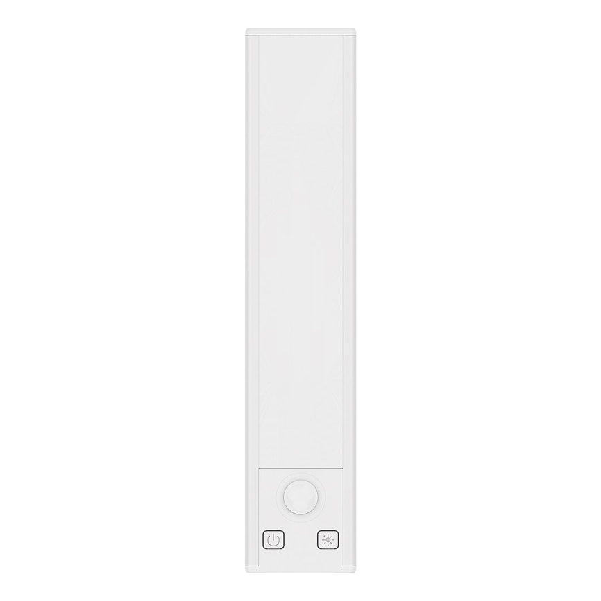 Komplet 2x polnilna LED osvetlitev za pohištvo s senzorjem gibanja in mraka VIRO LED/1W/3,7V 800 mAh 3000/4000/6500K 20 cm bela
